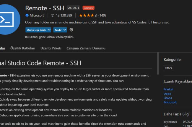 Visual Studio Code SSH Bağlantısı - Resimli Anlatım
