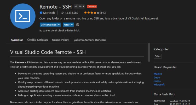 Visual Studio Code SSH Bağlantısı - Resimli Anlatım